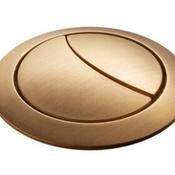 Brushed Brass Replacement Button - 38mm