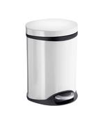 Smedbo Outline Pedal Bin White - McDaids Bathroom Plumbing Tiles image