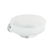 Vado Life Frosted Glass Soap Dish Holder Wall Mounted - McDaids Bathroom Plumbing Tiles image