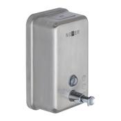 Nofer Liquid Soap Dispenser Stainless Steel with ABS Container - McDaids Bathroom Plumbing Tiles