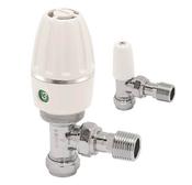 Pegler Terrier TRV Radiator Valve Pack c/w Lockshield - McDaids Bathroom Plumbing Tiles