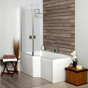 Urban Edge 5mm Bath 1675x700-850 LH - McDaids Bathroom Plumbing Tiles
