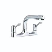 Sienna Lever Deck Kitchen Sink Mixer Chrome - McDaids Bathroom Plumbing Tiles image