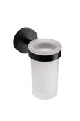 Croydex Epsom Black Tumbler &amp; Holder - McDaids Bathroom Plumbing Tiles