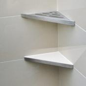 Genesis Reversible Shower Shelf - Black image