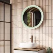 Vaida Led Mirror - Sage Green, 600 mm image