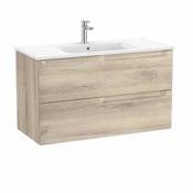 Aleyda Vanity Unit - 1000mm - Beige Wood
