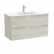 Aleyda Vanity Unit - 1000mm - White Wood