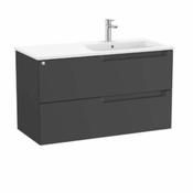 Aleyda Vanity Unit - 1000mm, RH basin - Matt Black