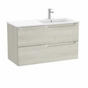 Aleyda Vanity Unit - 1000mm, RH basin - White Wood