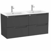 Aleyda Vanity Unit - 1200mm - Matt Black