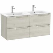 Aleyda Vanity Unit - 1200mm - White Wood