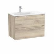 Aleyda Vanity Unit - 800mm, LH basin - Beige Wood