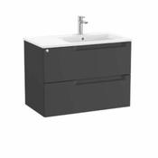 Aleyda Vanity Unit - 800mm, RH basin - Matt Black