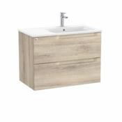 Aleyda Vanity Unit - 800mm, RH basin - Beige Wood