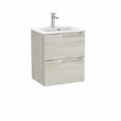 Aleyda Vanity Unit Compact - 500mm - White Wood