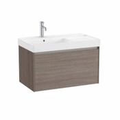 Ona - 800mm Vanity Unit , LH basin - Dark Elm