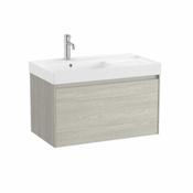 Ona - 800mm Vanity Unit , LH basin - Light Oak