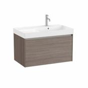 Ona - 800mm Vanity Unit , RH basin - Dark Elm