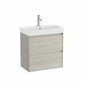 Ona Compact Vanity Unit - 600mm - Light Oak
