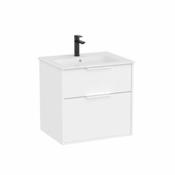 Optica Vanity Unit - 600mm - Matt White