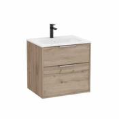 Optica Vanity Unit - 600mm - Walnut