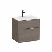 Optica Vanity Unit - 600mm - Dark Oak