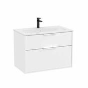 Optica Vanity Unit - 800mm - Matt White