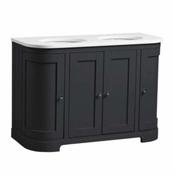 Lansdown Vanity Unit 1200mm Curved - Black