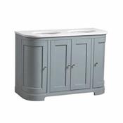 Lansdown Vanity Unit 1200mm Curved - Mineral Blue