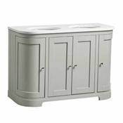 Lansdown Vanity Unit 1200mm Curved - Pebble Grey
