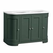 Lansdown Vanity Unit 1200mm Curved - Sherwood Green