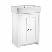 Lansdown Vanity Unit 550mm - Linen White