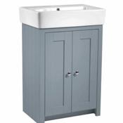 Lansdown Vanity Unit 550mm - Mineral Blue