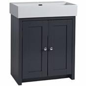 Lansdown Vanity Unit 700mm - Dark Grey