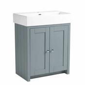 Lansdown Vanity Unit 700mm - Mineral Blue