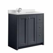 Lansdown Vanity Unit 800mm - Dark Grey