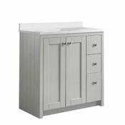 Lansdown Vanity Unit 800mm - Pebble Grey