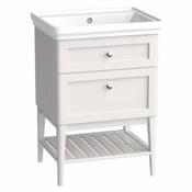 Marston Vanity Unit 600 WM Washstand - Paper White