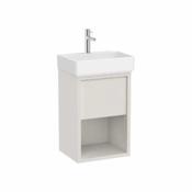 Tura - 450mm, 1 drawer - Off White
