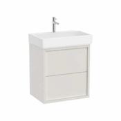 Tura - 600mm, 2 drawers - Off White