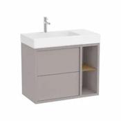 Tura - 800mm LH basin and base unit - Light Noble Grey image