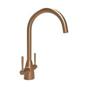 Ivy Dual Lever Sink Mixer Copper… – 5005BC | McDaids image