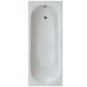 Lotus 1700x700mm Single Ended Bath… – SANLOT17WH | McDaids image