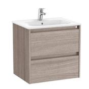 Tenet 600 2 Drawer Vanity Unit &amp; Basin - City Oak image