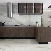 Calacata Gold Floor &amp; Wall Tile - Gold Matt 30x90 image