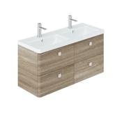 Cameo Wall Hung Vanity Unit 1200mm - Natural Oak image