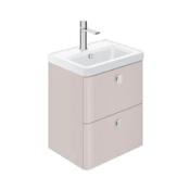 Cameo Wall Hung Vanity Unit 500mm - Pink Clay image