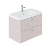 Cameo Wall Hung Vanity Unit 800mm - Pink Clay image