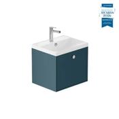 Safari Smooth Wall Mounted Vanity Unit 500mm - Atlantic Blue image